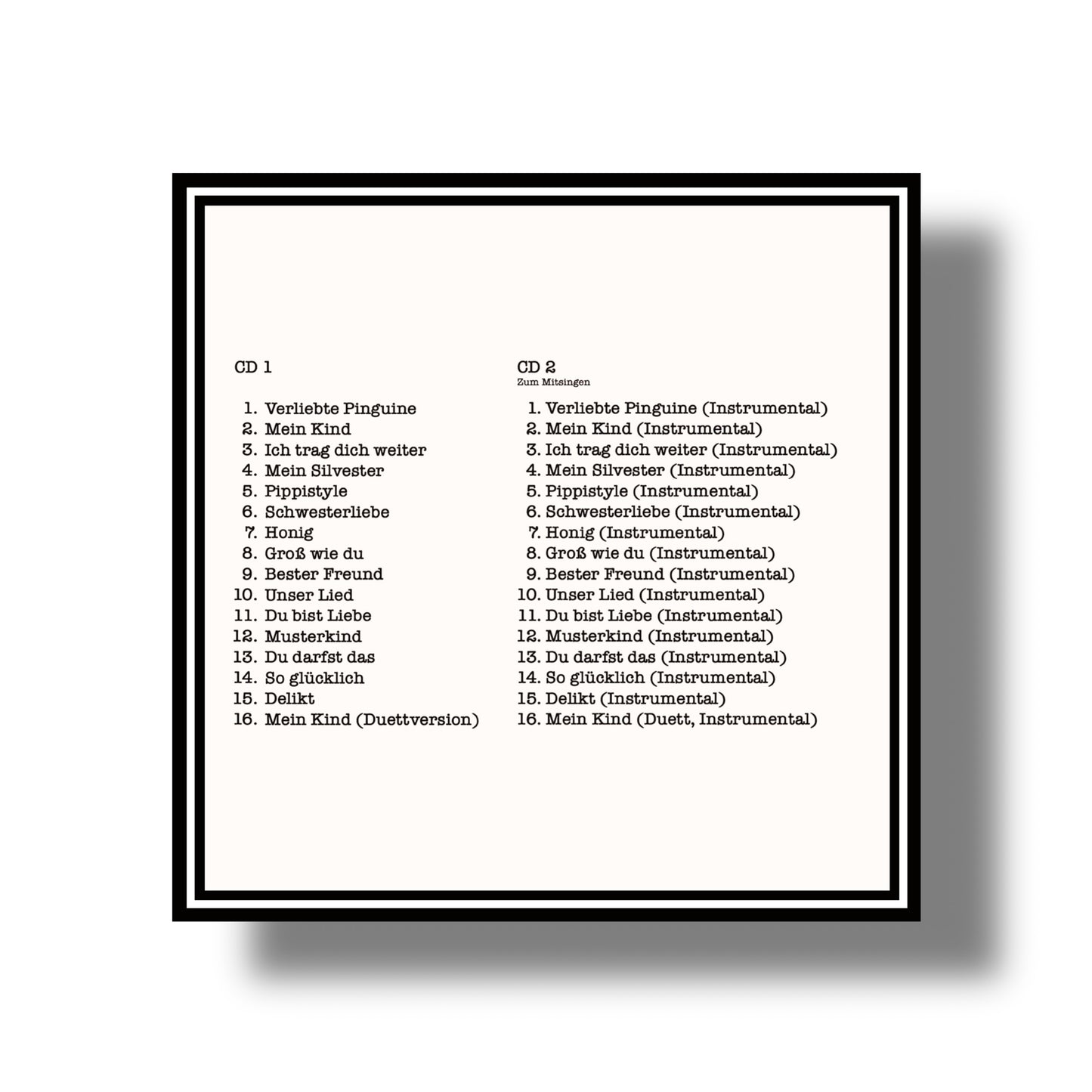 Album "Verliebte Pinguine" CD